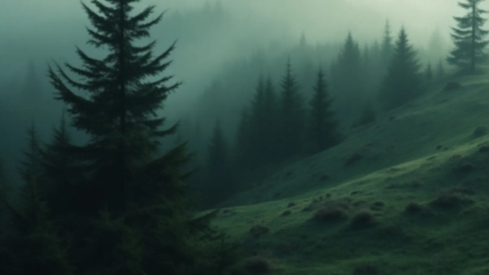 Evergreen branches in soft morning mist, the YewRidge view of payday advance online, $100 – $5,000